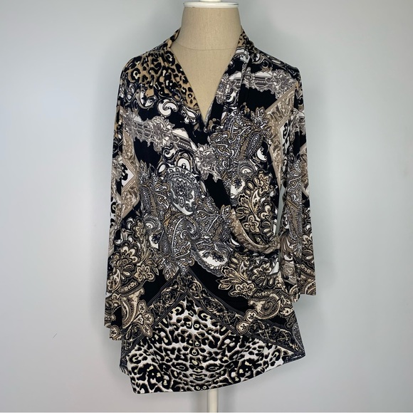 Chicos wrap blouse 2 - Picture 1 of 16
